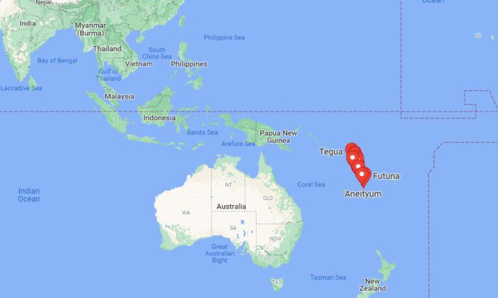 Earthquake of Magnitude 7.2 Near Vanuatu, No Tsunami Warning