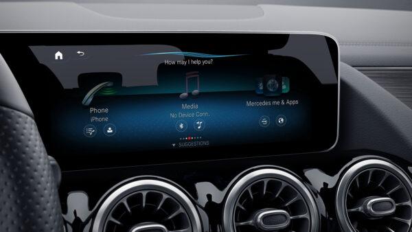 Infotainment system with voice command activation. (Courtesy of Mercedes-Benz)