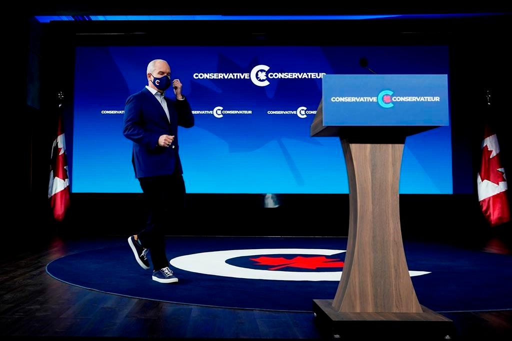 Conservative Leader Erin O'Toole Faces First Caucus Meeting After Election Loss