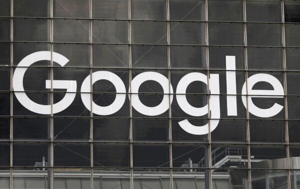 The logo of Google is seen on a building at La Defense business and financial district in Courbevoie near Paris, France, on Sept. 1, 2020. (Charles Platiau/Reuters)