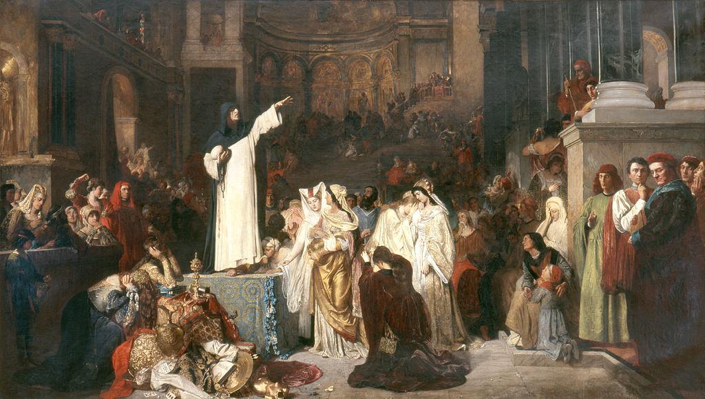 Confronting Our Vanities: ‘Savonarola Preaching Against Prodigality’