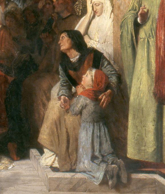 The poor also attend Savonarola’s sermon. (Public Domain)