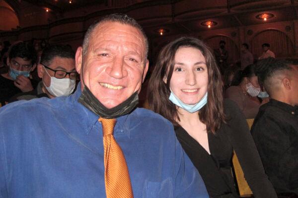 Darrel Bartt and his niece, Jamie, enjoyed Shen Yun Performing Arts at Chicago's Auditorium Theatre, on Oct. 9, 2021. (Mary Mann/The Epoch Times)