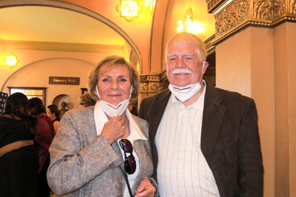 Bob Morgan and his wife enjoyed Shen Yun Performing Arts at Chicago's Auditorium Theatre on Oct. 9, 2021. (Mary Mann/The Epoch Times)