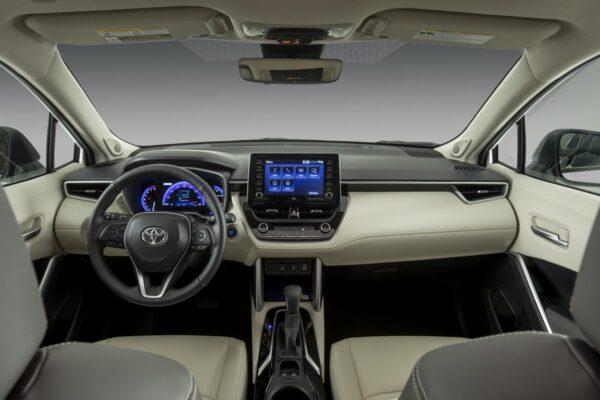 The interior of the Corolla Cross. (Courtesy of Toyota)