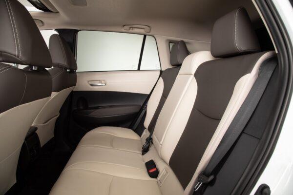 50/40 split rear seats expand cargo space when needed. (Courtesy of Toyota)