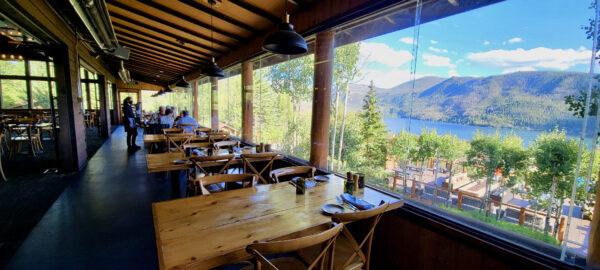 Dinner at the Grand Lake Lodge in Colorado's Rocky Mountain National Park comes with an incomparable view. (Jim Farber)