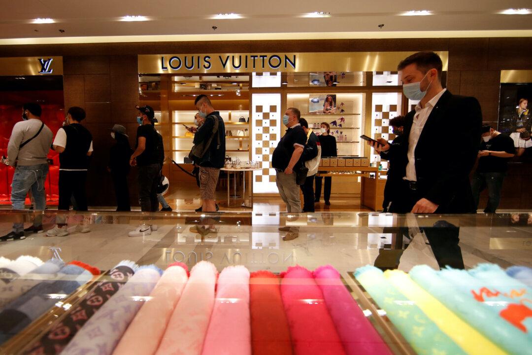 Luxury Giant LVMH’s Third-Quarter Sales up by 20 Percent
