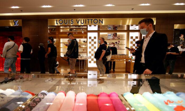 Luxury Giant LVMH’s Third-Quarter Sales up by 20 Percent
