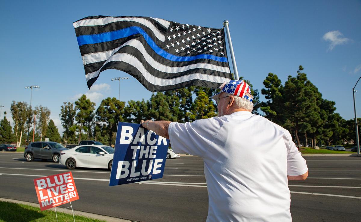 OC Locals Rally Support for Law Enforcement
