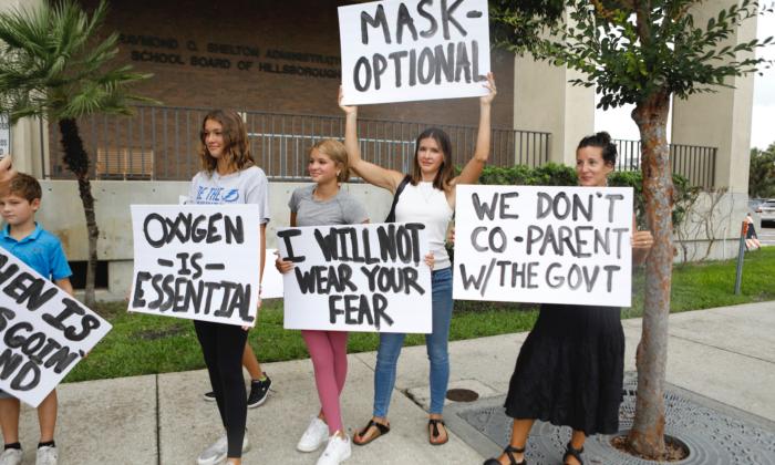 Florida Withholds Federal Grant Money From 2 Counties for Mask Mandates