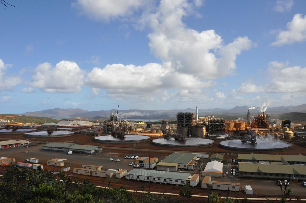 General view of Prony Resources operations which produces nickel and cobalt, east of the capital of Noumea, in New Caledonia, in 2020. (Radikal Pictures 2020/Handout via Reuters)