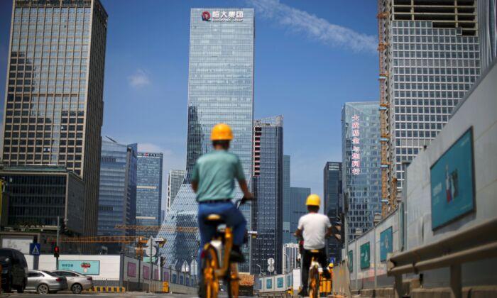 Chinese Developers Glum as Evergrande Crisis Could Burst Housing Bubble