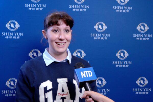 Kaitlin Murdy at Shen Yun Performing Arts at the Alberta Bair Theater, Billings, Montana, on Oct. 14, 2021. (NTD Television)