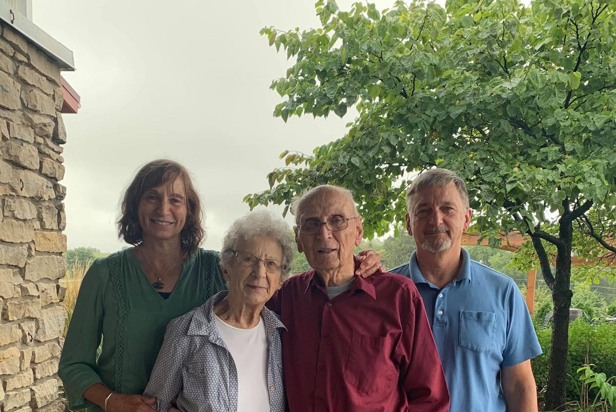 (L–R) Sue Bilodeau; her parents, Frankie and Royce; and her brother James. (Courtesy of <a href="https://www.facebook.com/sue.bilodeau.142">Susan Bilodeau</a>)