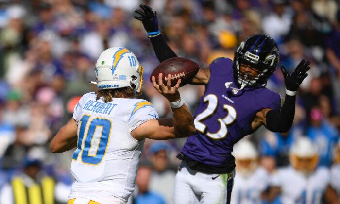 Ravens Shut Down Herbert, Chargers in 34-6 Victory