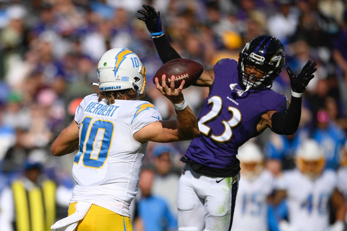 Ravens Shut Down Herbert, Chargers in 34-6 Victory