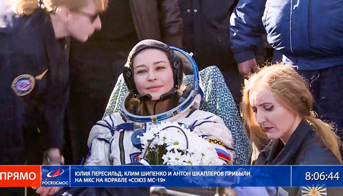 Russian Filmmakers Land After Shoot Aboard Space Station