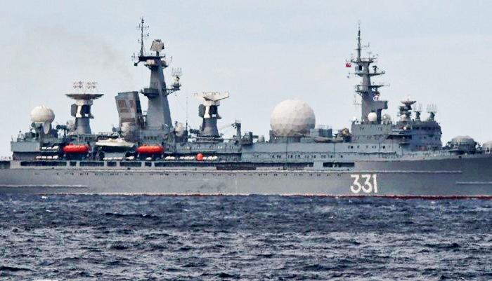 China, Russia Navy Ships Jointly Sail Through Japan Strait