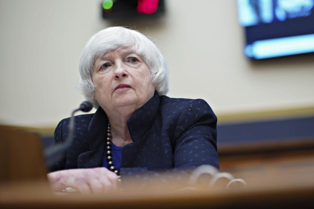 U.S. Treasury secretary Janet Yellen in Washington DC on September 30, 2021. (Al Drago-Pool/Getty Images)