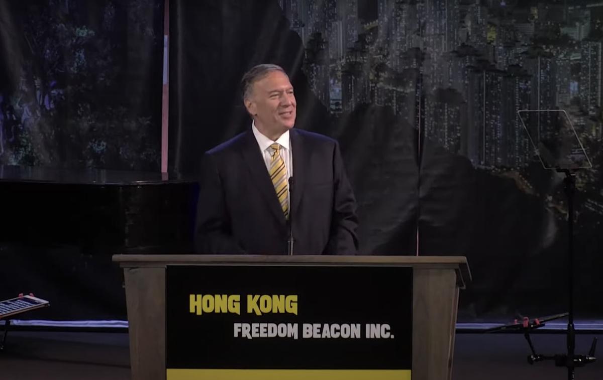 Pompeo Calls for Hong Kong’s Freedom, Criticizing the Chinese Communist Party