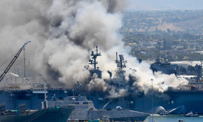 Navy Probe Finds Major Failures in Fire That Destroyed Ship