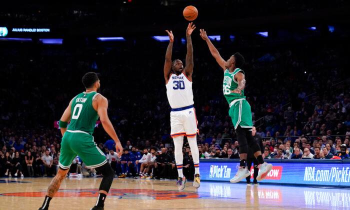 Knicks Survive Double OT to Beat Celtics 138–134 in Season Opener