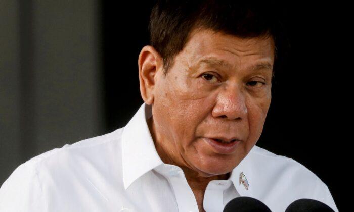 Philippines’ Duterte Says He Takes Full Responsibility for Drugs War
