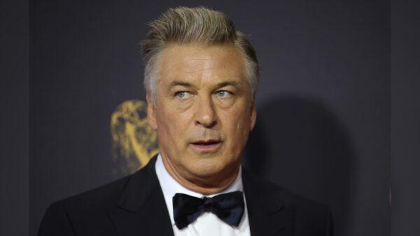Alec Baldwin arrives at the 69th Primetime Emmy Awards in Los Angeles, Calif., on Sept. 17, 2021. (Mike Blake/Reuters)