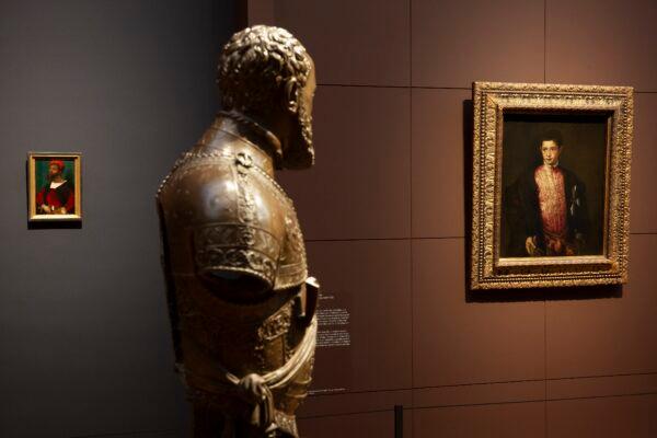A view of the "Remember Me" exhibition at the Rijks Museum in Amsterdam, with Titian's "Portrait of Ranuccio Farnese" on the right. (Albertine Dijkema/Rijks Museum)