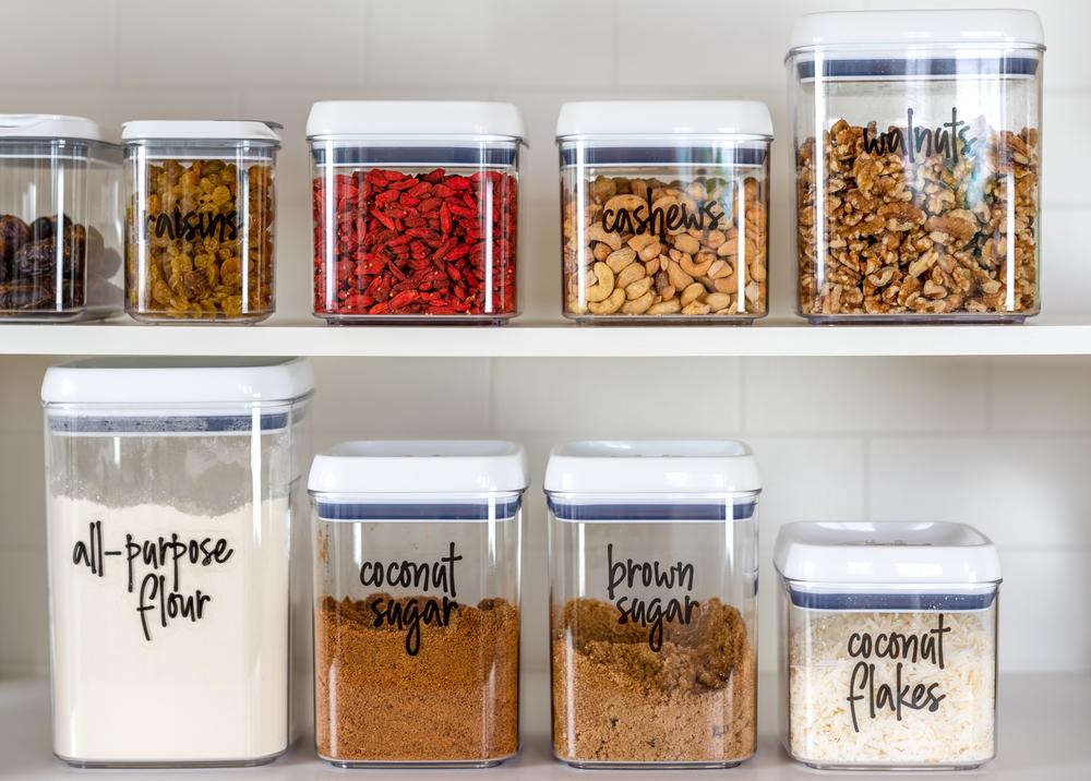 There are countless ways to use the clear, plastic containers you often see stacked in restaurants for your own prep. (Kristen Prahl/Shutterstock)