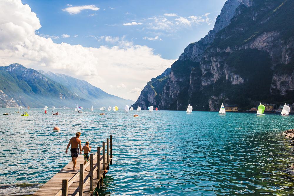 Lake Garda is well-known as a vacation destination among Italians. (Losonsky/Shutterstock)