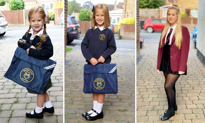 Proud Mom Takes Identical Pictures of Her Daughter on First Day of School for Over 10 Years