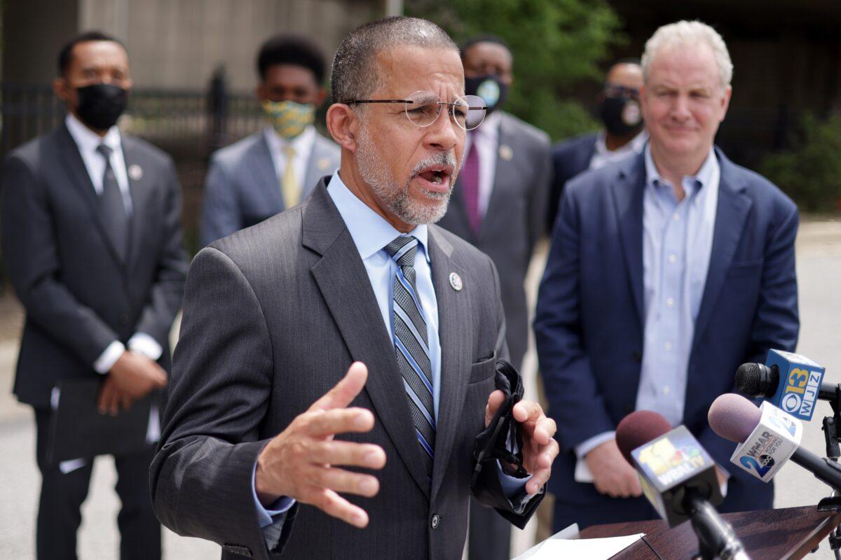 Rep. Anthony Brown (D-Md.) speaks in Baltimore, Md., on May 17, 2021. (Alex Wong/Getty Images)