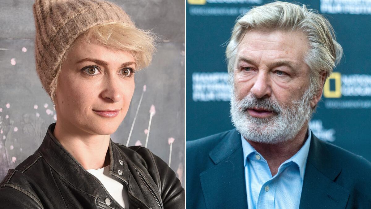 (Left) Halyna Hutchins in Park City, Utah, on Jan. 28, 2019. (Fred Hayes/Getty Images for SAGindie); (Right) Alec Baldwin in East Hampton, N.Y., on Oct. 7, 2021. (Mark Sagliocco/Getty Images for National Geographic)