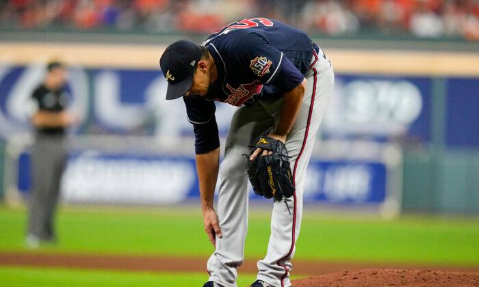 Braves Indeed, Win Game 1 of the World Series, but Lose Pitcher