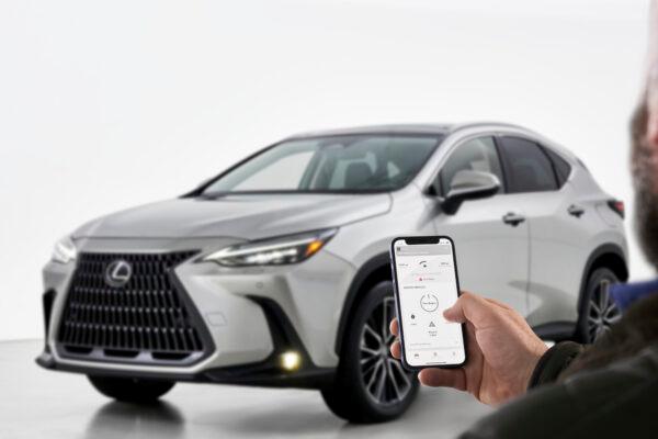 The new NX with Digital Key function. (Courtesy of Lexus)
