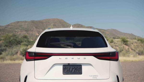 Connected taillamps. (Courtesy of Lexus)