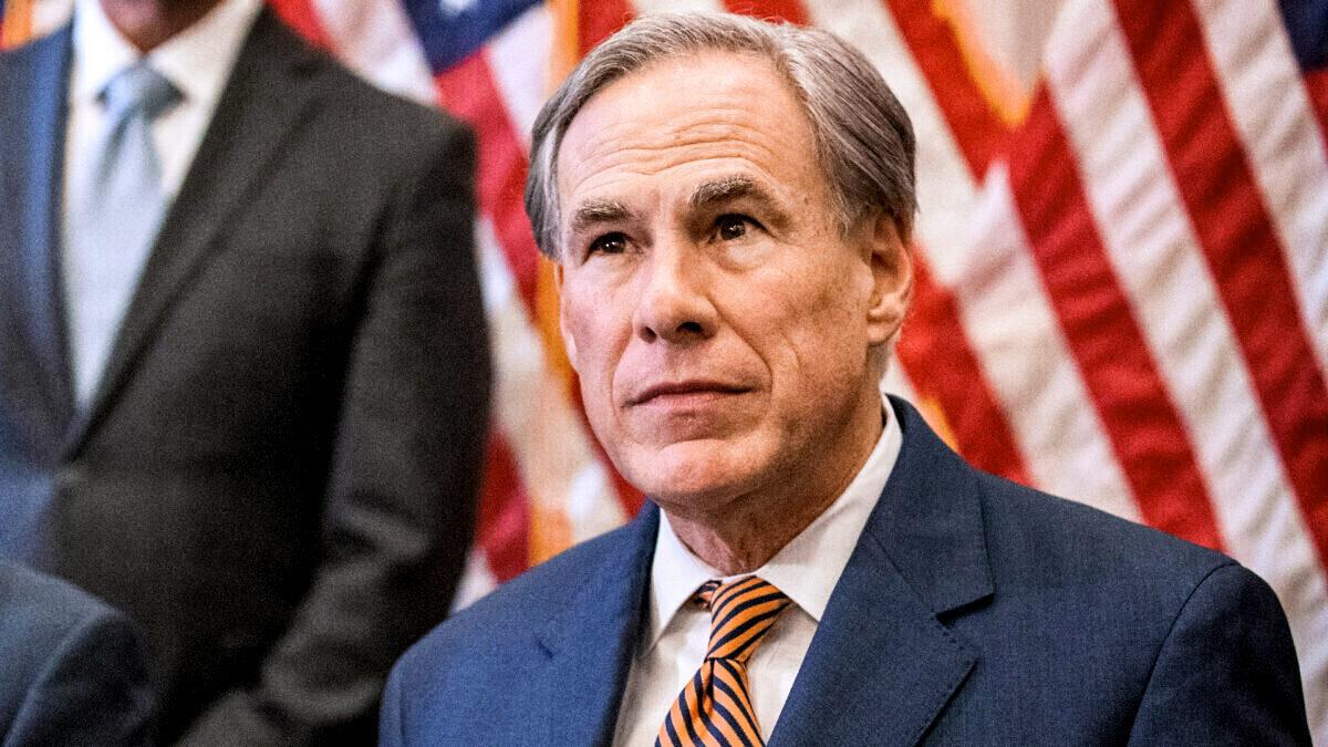 Texas Gov. Greg Abbott speaks at a press conference at the Capitol in Austin, Texas, on June 8, 2021. (Montinique Monroe/Getty Images)