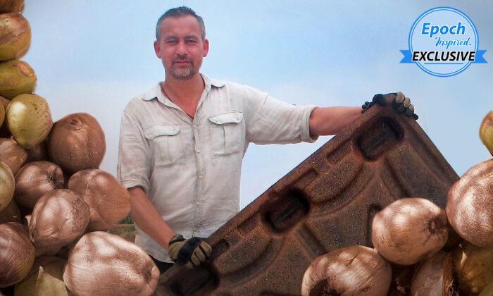 Dutchman Uses Worthless Coconut Husks to Make Profitable Pallets to ‘Save Millions of Trees’ per Year