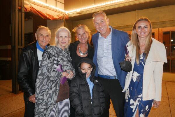 Joe Zago and his family attend Shen Yun Performing Arts at the Detroit Opera House in Detroit, Mich., on Oct. 30, 2021. (Sherry Dong/The Epoch Times)