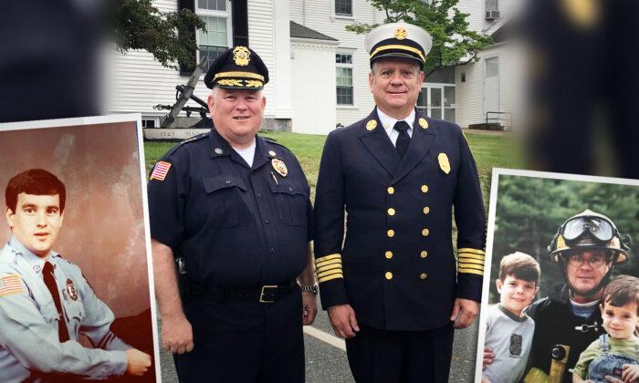 2 Chiefs, of Police and Fire Dept, Lived Parallel Lives—Retire on Same Day After 43 Years
