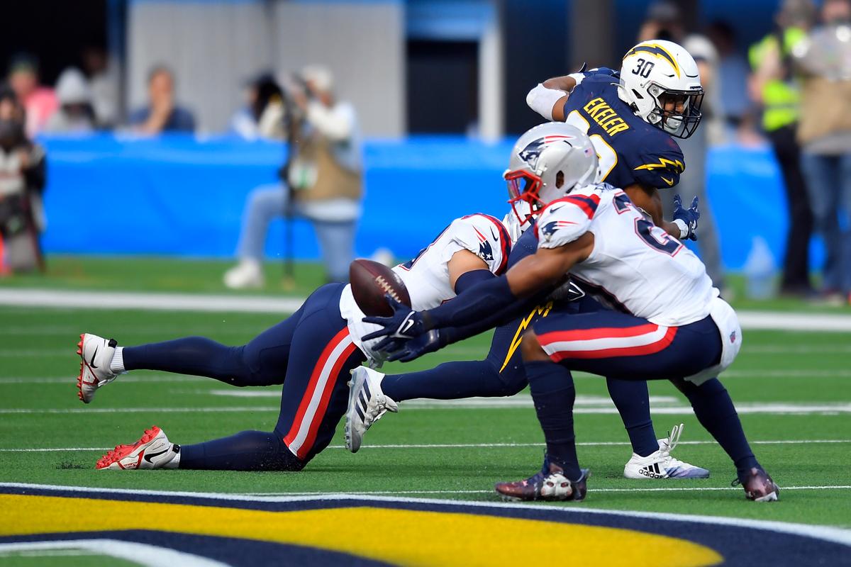 Phillips Pick-Six Propels Patriots Past Chargers 27–24
