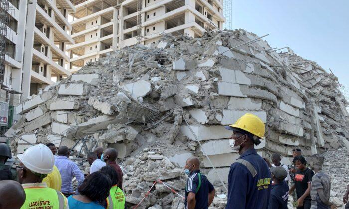 Rescuers Search for Survivors After 10 Killed in Lagos Building Collapse