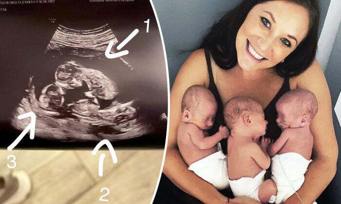 Mom Gives Birth to Rare 1-in-200-Million Triplets With One Baby Being Born in an Amniotic Sac