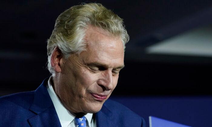 ‘Not the Result We’d Hoped For': McAuliffe Concedes Virginia Gubernatorial Race to Youngkin