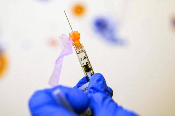 A child's dose of Pfizer's COVID-19 vaccine is seen in Washington on Nov. 3, 2021. (Carolyn Kaster/AP Photo)