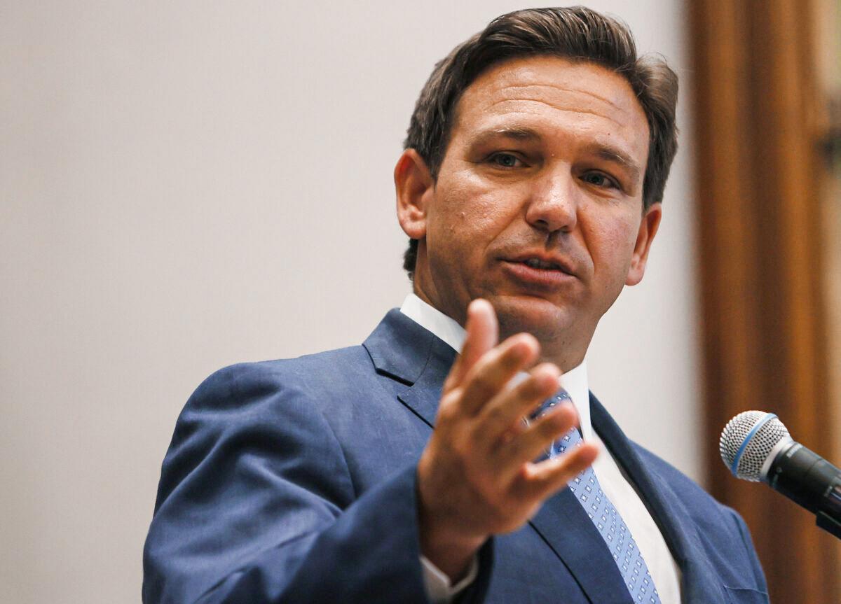Florida Governor DeSantis Announces Lawsuit Against Biden’s ‘Unconstitutional’ Employer Vaccine Mandate