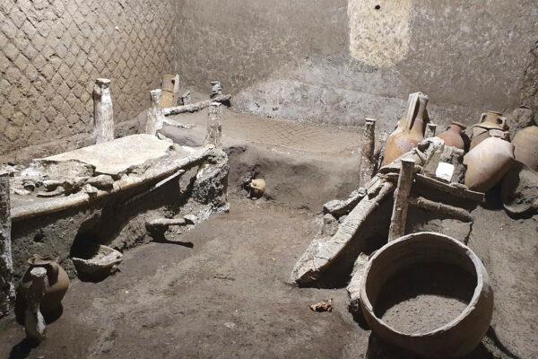 A view of the latest finding in Pompeii, Italy. (Courtesy of Parco Archeologico Di Pompei)