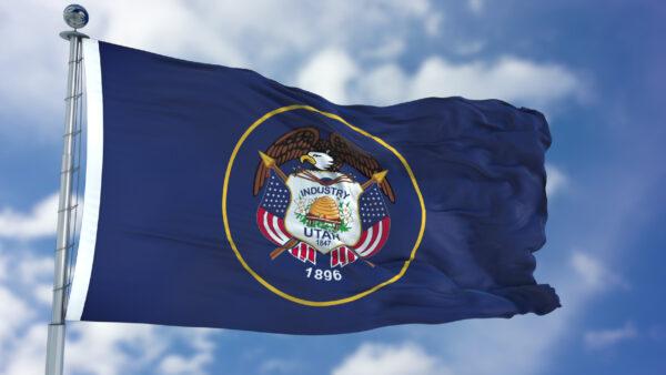 A beehive adorns the state flag of Utah, the Beehive State. Photo (Diana Opryshko/Dreamstime.com)